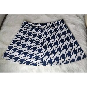 Jofit Skort Womens XL Navy Blue White Geometric Starburst Golf Tennis Athletic